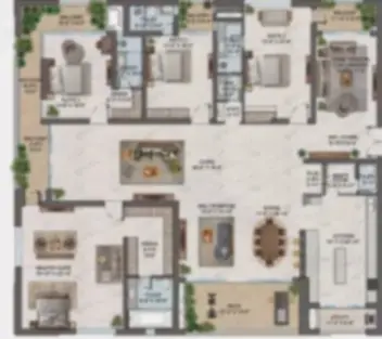 MSN Neopolis Apartment 4 BHK Type 1 floor plan by MSN Realty located at Neopolis, Hyderabad Telangana