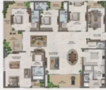 MSN Neopolis Apartment 4 BHK Type 2 floor plan by MSN Realty located at Neopolis, Hyderabad Telangana